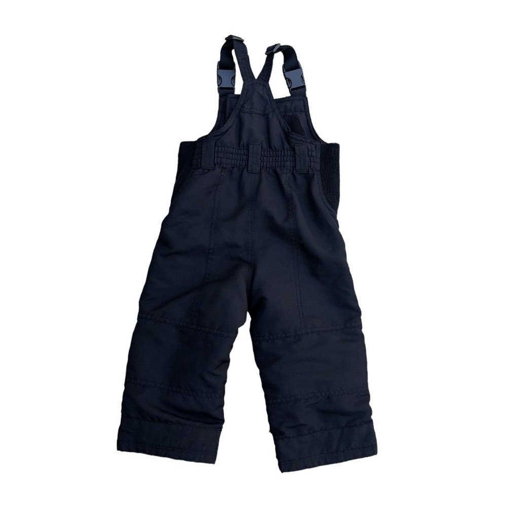 BABY GAP Snow Suit Bib Overalls One Piece Snow Toddler 18-24 Months Black​​​​ - Picture 2 of 8